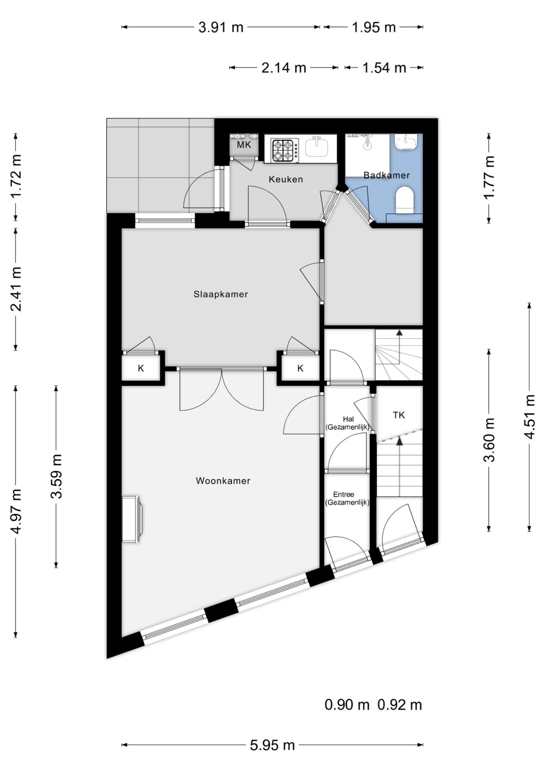 Plattegrond 30A begane grond